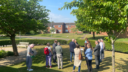 Braunstone Town Council study tour park