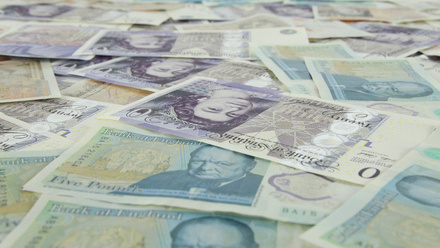 five pound bank note