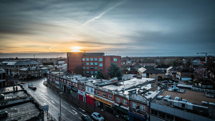 staines town centre in surrey