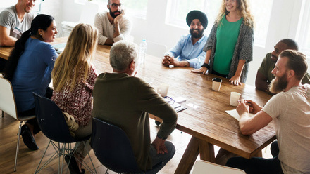 diverse group discussion