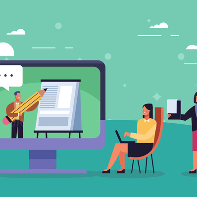 Online learning and training